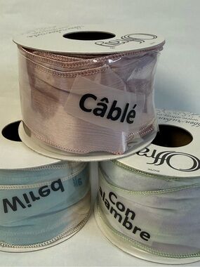 OFFRAY Blush Pink Decorative Ribbon Premium Home Crafting Trim NWT